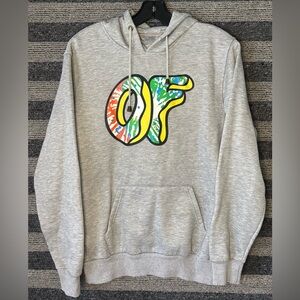 Odd Future OFWGKTA Donut Colorblock Grey Hoodie Men’s Medium EUC